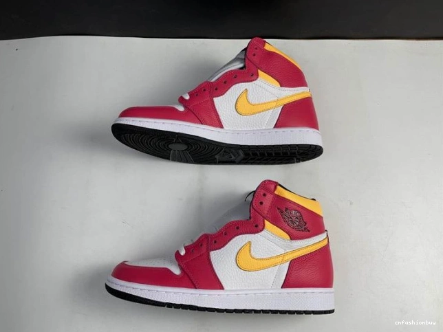 Air 1 OGLight Red 555088-603 High Jordan Fusion 0717